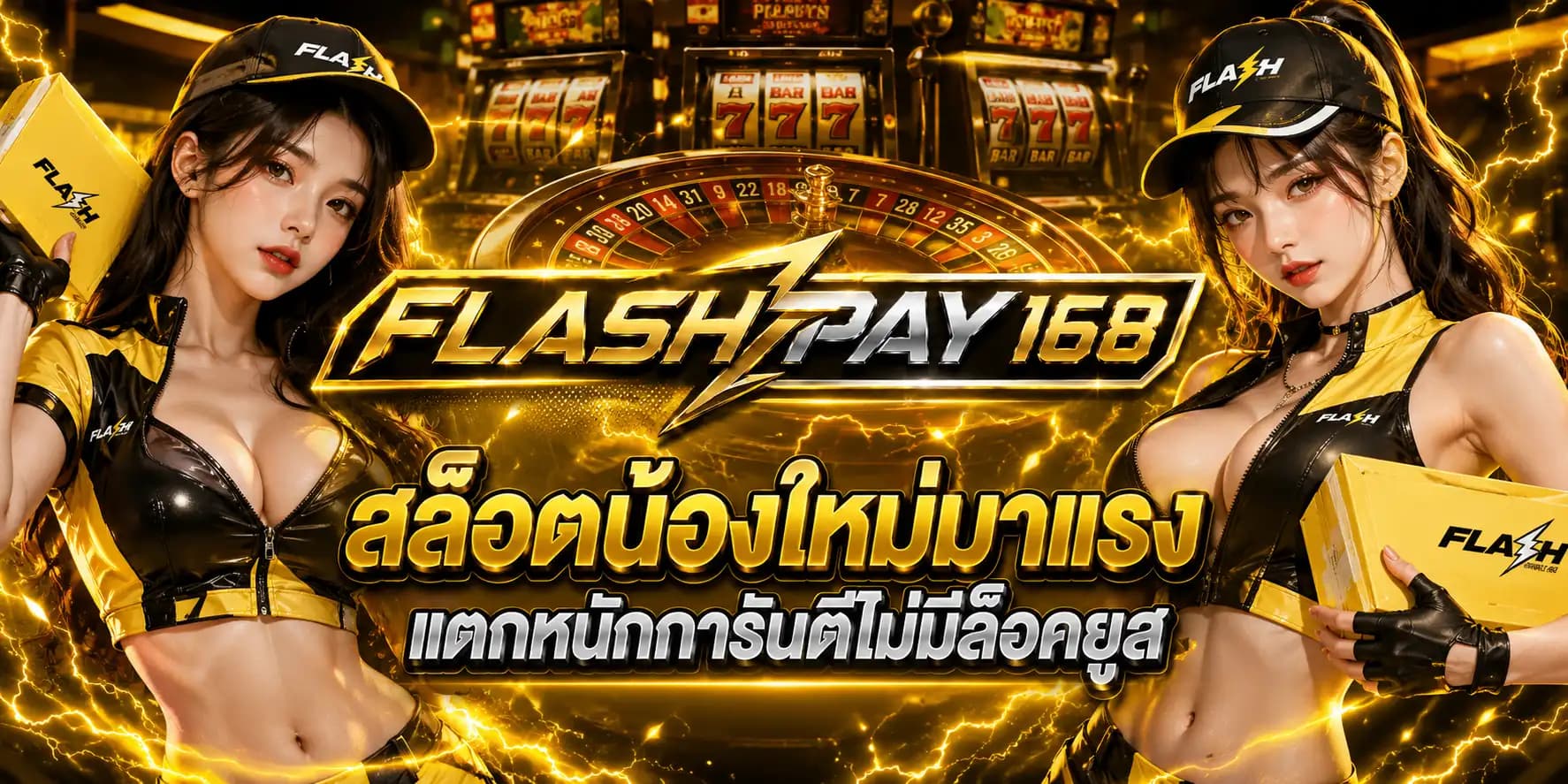 FLASHPAY168 สล็อตน้องใหม่มาแรง แตกหนักการันตีไม่มีล็อคยูส